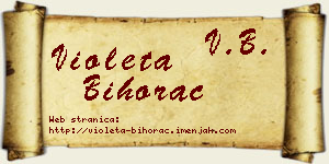 Violeta Bihorac vizit kartica